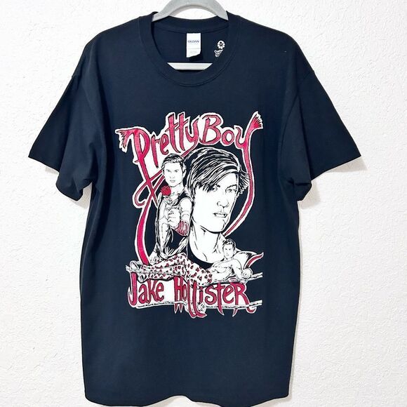 Pretty Boy Jake Hollister short sleeve shirt black size large - Picture 3 of 16